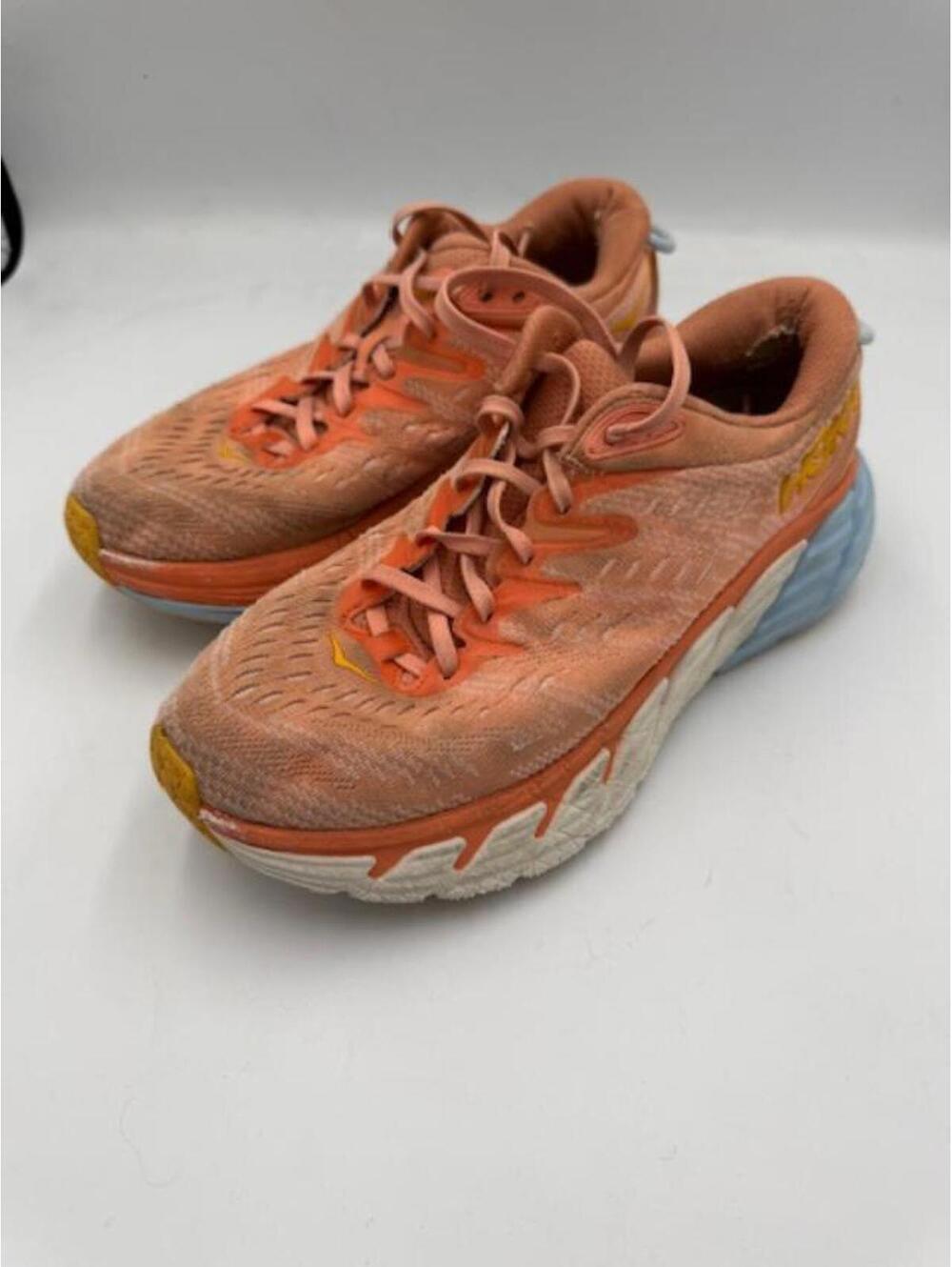 HOKA Women's Gaviota 4 Shell Coral/Peach Parfait W-8.5